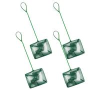 VALICLUD 8Pcs 3-Inch Aquarium Fish Tank Nets Set with Fine Mesh Fabric Small Square Fish Scooper Nets for Aquarium Tank and Backyard Pond Cleaning