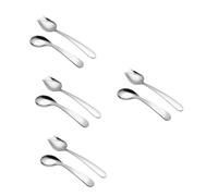 VALICLUD 8pcs Adaptive Eating Utensils Angled Spoon for Weak Grip Disabled Hospital Use