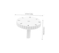 VALICLUD 8Pcs Adjustable Fridge Temperature Control Knobs Replacement Set Universal Freezer Thermostat Dial for Precise Temperature Regulation Compatible with Refrigerator Accessories