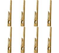 VALICLUD 8PCS Bamboo Laboratory Test Tube Clips Clamp Holder Fixed Tube Clamps for Chemistry Experiments Student Classroom Use