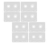 VALICLUD 8pcs Blank Audio Tapes Cassette Tape Shells 3.94x2.56x0.51in Plastic Vintage Classic Retro Style Blank Versatility Restoration for Birthdays and Weddings