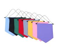 VALICLUD 8pcs Colorful Enamel Pin Display Canvas Banner Organizer Wall-mounted Board for Lapel Pins Badges Earrings Collection Holder Assorted style