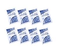 VALICLUD 8pcs Disposable Instant Cold Ice Packs Snowflake Pattern, Outdoor Cooling Bags for Injury Therapy, One-Time Use Quick Cooling Packs for Emergency