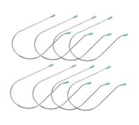 VALICLUD 8pcs Electric Heated Hair Roller Clips U-shaped Stainless Steel Curling Clamp Replacement Pins Quick Styling Perm Tool for Home Use