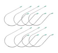 VALICLUD 8pcs Electric Heating Hair Roller Clips U-shaped Hot Curler Replacement Pins for Home Styling with Stainless Steel Compact Lightweight Design