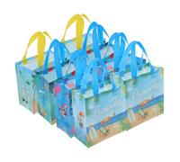 VALICLUD 8pcs Hawaiian Handbags Summer Beach Party Tote Bags with Handles Versatile Reusable Grocery Bags Lightweight Design for Adults for Decorations