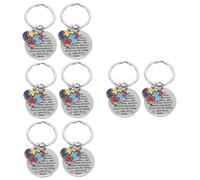 VALICLUD 8pcs Heart Puzzle Key for Teacher Appreciation Awareness Keychain for Educators Thoughtful Special Education Teachers Support and Awareness