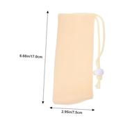 VALICLUD 8pcs Mesh Soap Pouches with Drawstring Foaming Bar Soap Bags for Bathroom Gentle Skin-friendly Texture Mesh Material for Bubble Creation and Easy Drying for Travel and Home Use