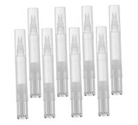 VALICLUD 8pcs Mini Refillable Lip Gloss Bottles Travel Portable Lip Glaze Tubes for Professional Makeup Artists and Beginners Lightweight Containers and Cosmetics