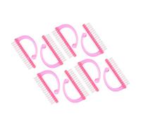 VALICLUD 8pcs Nail Dust Cleaning Manicure Brush Fingernail Nail Scrub for Home Art Use Professional Cleaning Tool