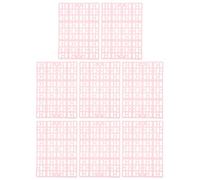 VALICLUD 8pcs Pet Foot Mat Cage Bottom Mat with Holes Design Wear-resistant Plastic Floor Pads Protects Pet's Legs and Feet for Indoor Bunny Cage