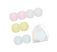 VALICLUD 8Pcs Pure Cotton Makeup Remover Pads with Mesh Bag Reusable Facial Wash Cloths for Eye and Face Makeup Removal Suitable for All Skin Types