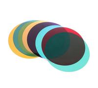 VALICLUD 8Pcs Self Adhesive Light Diffuser Film Professional Lighting Gels Color Correction Gels for LED Spotlights Video Lights Offices Living Rooms Easy Installation