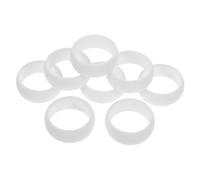VALICLUD 8Pcs Silicone Outdoor Sports Rings for Men Protective Decorative Finger Bands for Running Hiking Gym Accessories Scratch-resistant Replacement Rings for Active Random Color