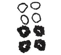 VALICLUD 8pcs Simulated Silk Hair Rings Satin Hair Holders for Everyday Use Smooth Texture