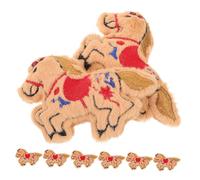 VALICLUD 8pcs Soft DIY Badge Bag Decoration Cartoon Push Charm for Crafting Accessories
