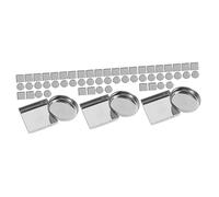 VALICLUD 90pcs Revolution Makeup Eyeshadow Palette Metal Empty Pans for DIY Cosmetics