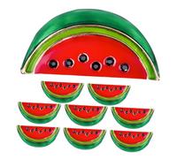 VALICLUD 9pcs Watermelon Enamel Lapel Pins Cute Fruit Brooches for Women Teens Alloy Shawl Clip Backpack Badge Summer Party Accessories gift for for for for for for