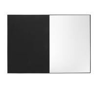 VALICLUD A4 Photo Reflector Thickened Folding Light Diffuser Board Cardboard Black Silver White with Single-handed Use for Still Life and Studio Photography