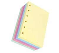 VALICLUD A7 Colored Loose Leaf Paper Refill for Daily Planner Notebook with Dividers and Tabs, Refillable Planner Insert Sheets for Project Planning and Organising