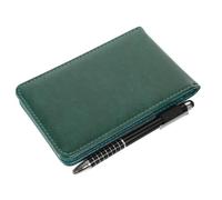 VALICLUD A7 Miniature Notepad Printed Memo Pad Pu Leather Multi-functional Organizer with Pen for Office Work