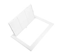 VALICLUD Abs Plastic Access Panel Door 200x300mm White Drywall Ceiling Cover Inspection Hatch for Plumbing Wall Maintenance