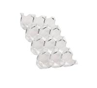 VALICLUD Acrylic 12 Grid Egg Storage Box for Refrigerator with Anti-collision Design to Prevent Eggs from Getting Crushed, for Pantry and Freezer Use