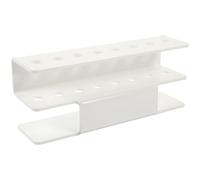 VALICLUD Acrylic Darts Storage Rack Wall Mount for Soft Tip Shafts | Indoor Organiser with Separate Slots, Slim Profile, Acrylic and Plastic Build, White Finish for Enthusiasts