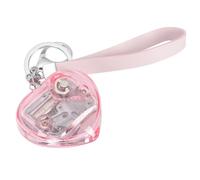 VALICLUD Acrylic Heart Music Box Key Miniature Wind- Box Keychain for Bags Backpacks and Keys Cute Valentine Day Tune Castle The Sky