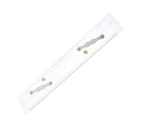 VALICLUD Acrylic Marine Parallel Ruler with Convenient Pull Design and Stainless Steel Parts for Precise Nautical Chart Measurements in Marine Engineering and Research