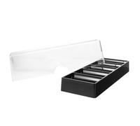 VALICLUD Acrylic Poker Chip Holder Box 100 Yard Black Storage Case | Portable Carry Case, Easy to Store and Transport, Acrylic Build for Poker Chips