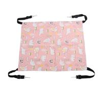 VALICLUD Adjustable Canvas Cat Cage Hammock with Hook, Hanging Pet Bed for Cats and Puppies, Detachable and Easy to Clean Cloth Sleeping Bed, Adorable Cartoon Pattern for Indoor Resting