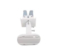 VALICLUD Adjustable Carbon Steel Radiator Floor Mount Bracket with Oval Base 14-21cm Height Adjustable Radiator Support Foot with Locking Plate for Home Heating