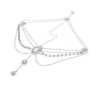 VALICLUD Adjustable Crystal Forehead Headpiece Lightweight Wedding Hair Accessory for Women Brides Bridal Rhinestone Crown with Luxurious Sparkle and Versatile Design