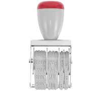 VALICLUD Adjustable Day Month Year Date Roller Stamp with Printed Impressions, Plastic and Metal Construction, Compact and Portable for Office Use and Crafting Projects