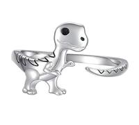 VALICLUD Adjustable Dinosaur Ring Creative Design Alloy Jewelry for Women for Festivals Unique Finger Accessory