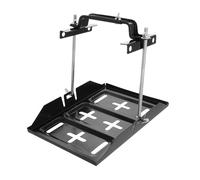 VALICLUD Adjustable Metal Battery Hold Down Tray Kit Clamp for Car and Use Vehicle Battery Holder Bracket with Secure Fit for Various