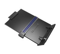 VALICLUD Adjustable Position Clip Copy Holder Desktop Reading Rack Adjustable Angle Helps Avoid Neck Dorm Library Newspaper Magazines Black Abs Iron Plastic