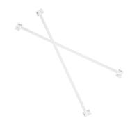 VALICLUD Adjustable Retractable Tension Curtain Rod Multi Use Non Slip Closet and Door Rods with Strong Hold Easy Installation No Drilling Sturdy Extension Poles for Windows and Cupboards