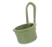 VALICLUD Adjustable Sink Hanging Basket with Snap Button Food Waste Filter and Sponge Drain Rack Holder for Compact Kitchen Faucet Organization and Storage