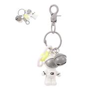 VALICLUD Adorable Astronaut Doll Keychain Bell Pendant Silver Key for Bags and Car Decoration Cute Astronaut Keychain Ornament for Boys and Girls and Friends