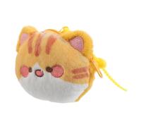 VALICLUD Adorable Cartoon Cat Mini Purse Plush Keychain Wallet for Girls for Storing Small Accessories and Earbuds Cute Everyday Use Pouch