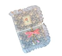 VALICLUD Adorable Loose-leaf Notepad with Cloth and Paper Material, Creative DIY Notebook for Personalize Work and Weekly Plan Recording, for Office Workers and Teachers