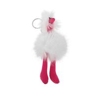 VALICLUD Adorable Plush Ostrich Keychain Pendant Soft Kawaii Keyring for Bags Purses and Car Accessories Cute Fluffy Animal Charm for Daily Use