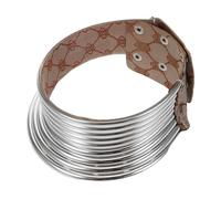 VALICLUD African Choker Necklace for Women Chunky Tribal Collar with Elegant Bold Design Lightweight Punk Statement Jewelry for Special Occasions and Everyday Wear