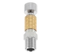 VALICLUD Airbrush Quick Disconnect Coupler Release Fitting Plug Adapter Kit, Stainless Steel and Copper, Adjustable Airflow, Quick Installation, for Air Compressor and Hose