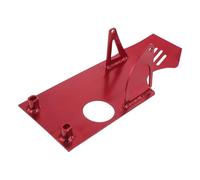 VALICLUD Aluminum Alloy Motorcycle Engine Skid Plate Red Dirt Bike Bash Guard Compatible with Motocross Off-road Atv Protection for Trail Touring