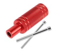 VALICLUD Aluminum Alloy Motorcycle Light Mount Bracket for Electric Scooter and Motorbike Holder for Front Mudguard Easy Installation LED Spotlight Mount Red Mudguard