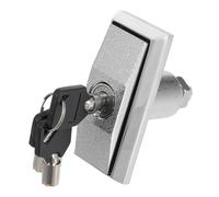 VALICLUD Aluminum Alloy Tubular Lock with Key for Vending Cabinets and Display Cases Smooth Electroplated Finish High-Performance Lock Cylinder for Secure Access and Anti-Breakin Protection