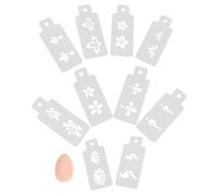VALICLUD Ancient Chinese Costume Flower Ornaments Stencils Makeup Face Template Stamps for Boys and Girls Stage Decorations